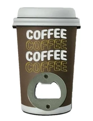 Магнит-открывашка Стакан кофе ED0062